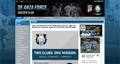 Desktop Screenshot of deanzaforce.org